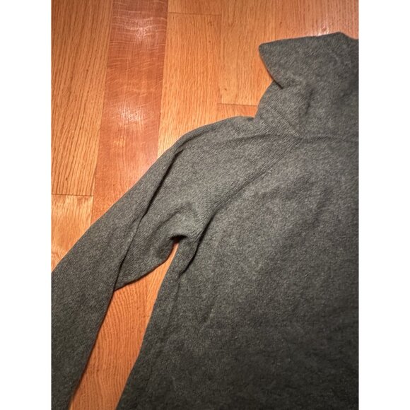 Green QI Cashmere Turtleneck SIze M - Picture 4 of 9